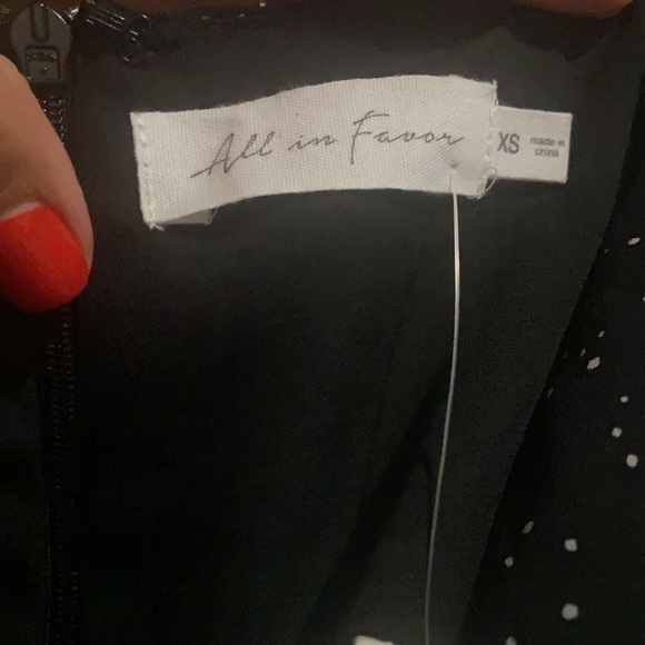 All in Favor Polka Dot Mini Dress - Picture 2 of 3